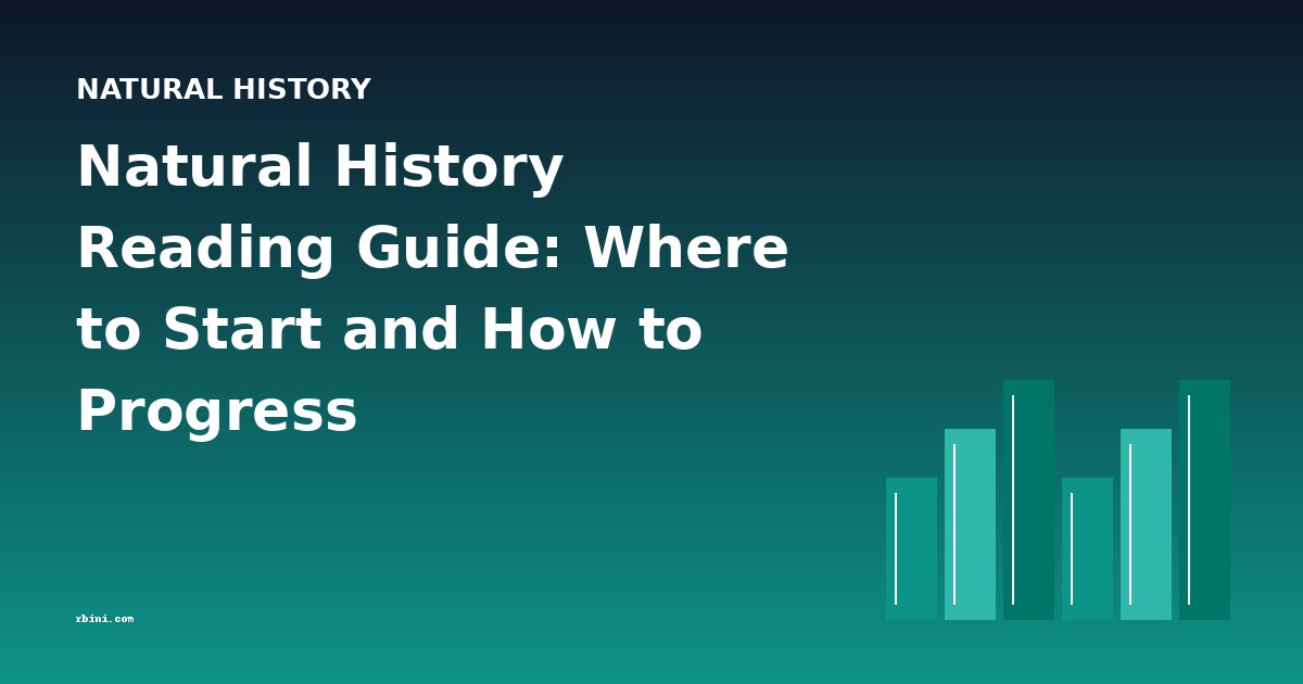 Natural History Reading Guide: Where to Start and How to Progress