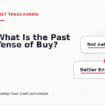 What Is the Past Tense of Buy?