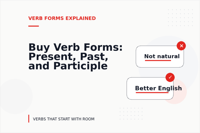 Buy Verb Forms: Present, Past, and Participle Buy Verb Forms: Present, Past, and Participle