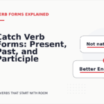 Catch Verb Forms: Present, Past, and Participle