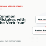 Common Mistakes with the Verb ‘run’