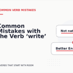 Common Mistakes with the Verb ‘write’