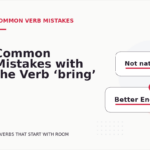 Common Mistakes with the Verb ‘bring’